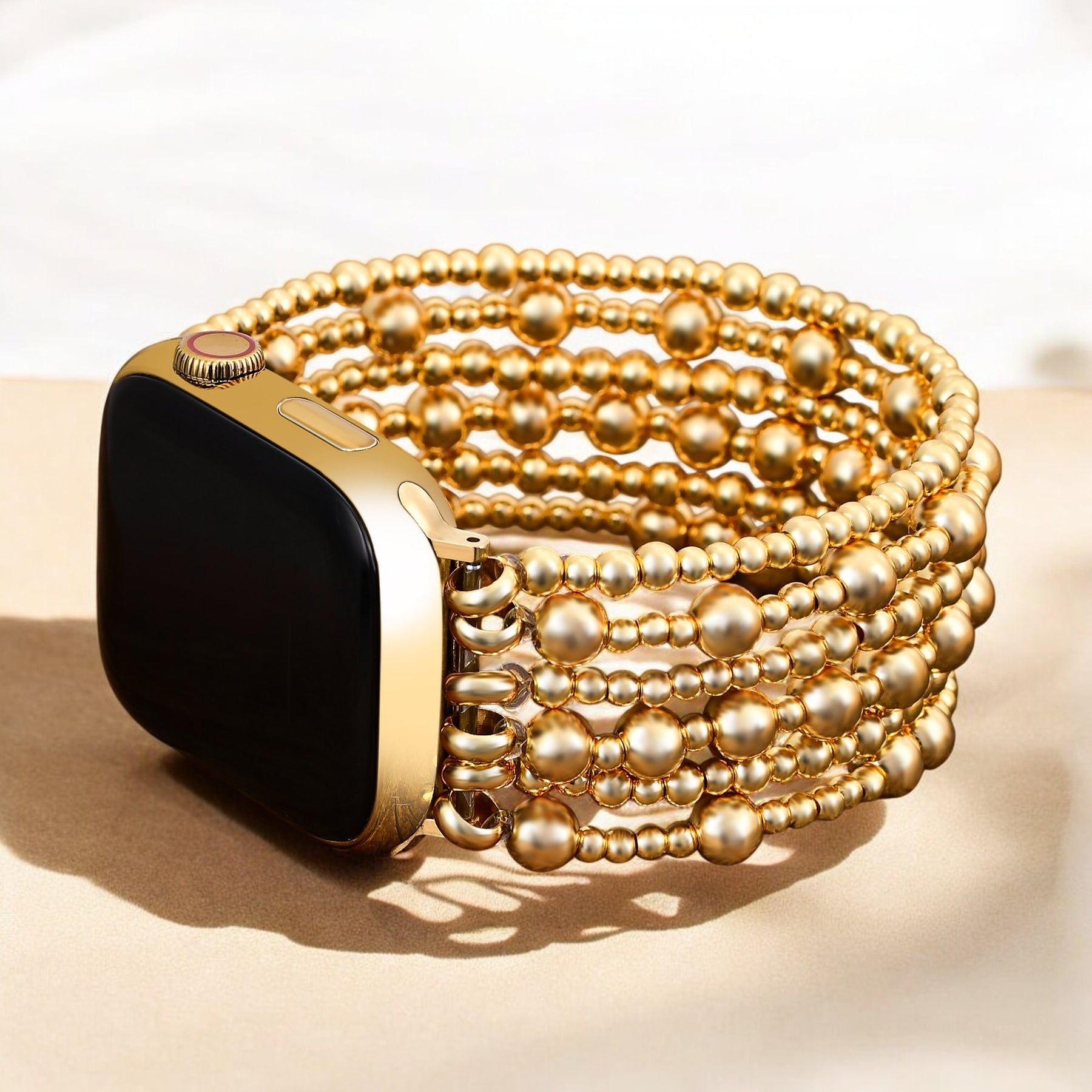 Correa Golden Demure Stretch Apple Watch