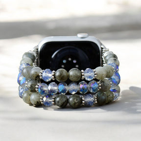 Correa elástica de cristal de ágata Apple Watch
