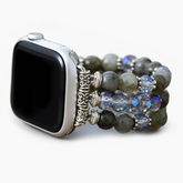 Correa elástica de cristal de ágata Apple Watch