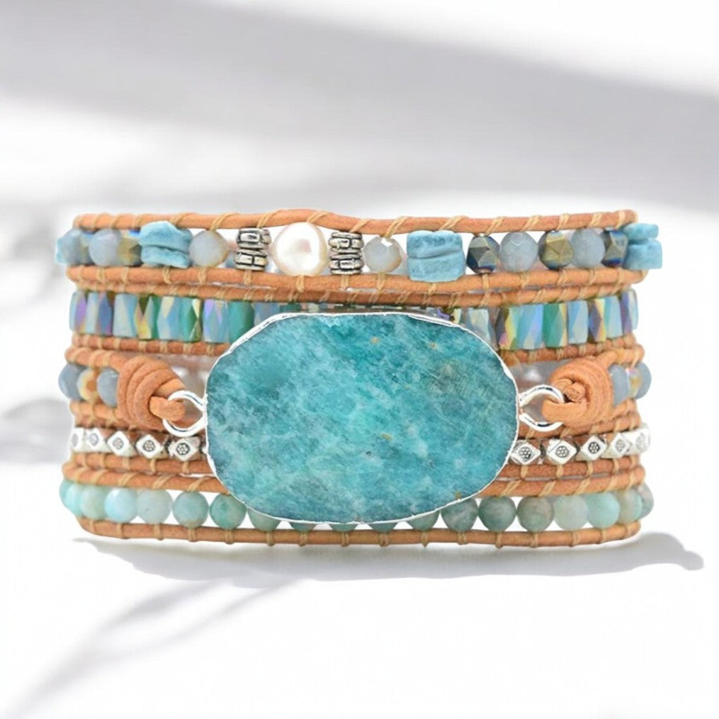 Pulsera envolvente Amazonite Heaven on Earth
