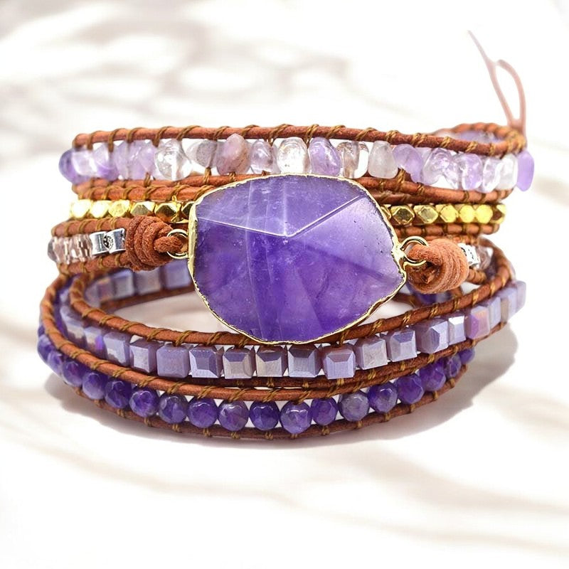 Brazalete Envolvente Imperial de Amatista