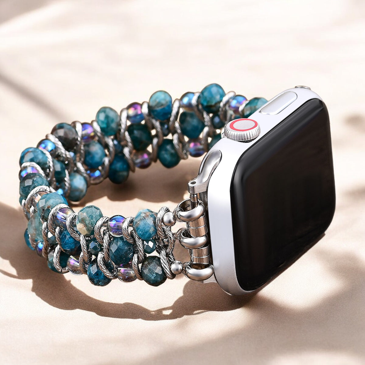 Correa trenzada Apatita Azul para Apple Watch