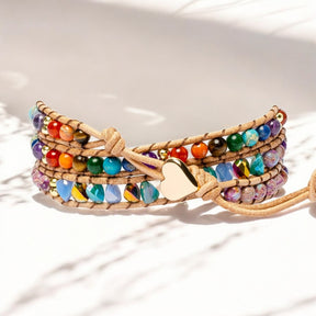 Pulsera envolvente Chakra Love Rainbow