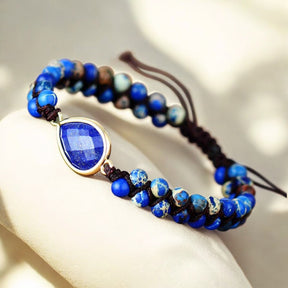 Pulsera de energía delicada de lapislázuli