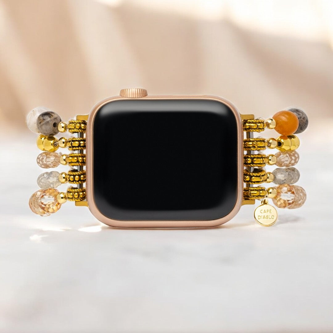 Correa elástica Dark Champagne para Apple Watch