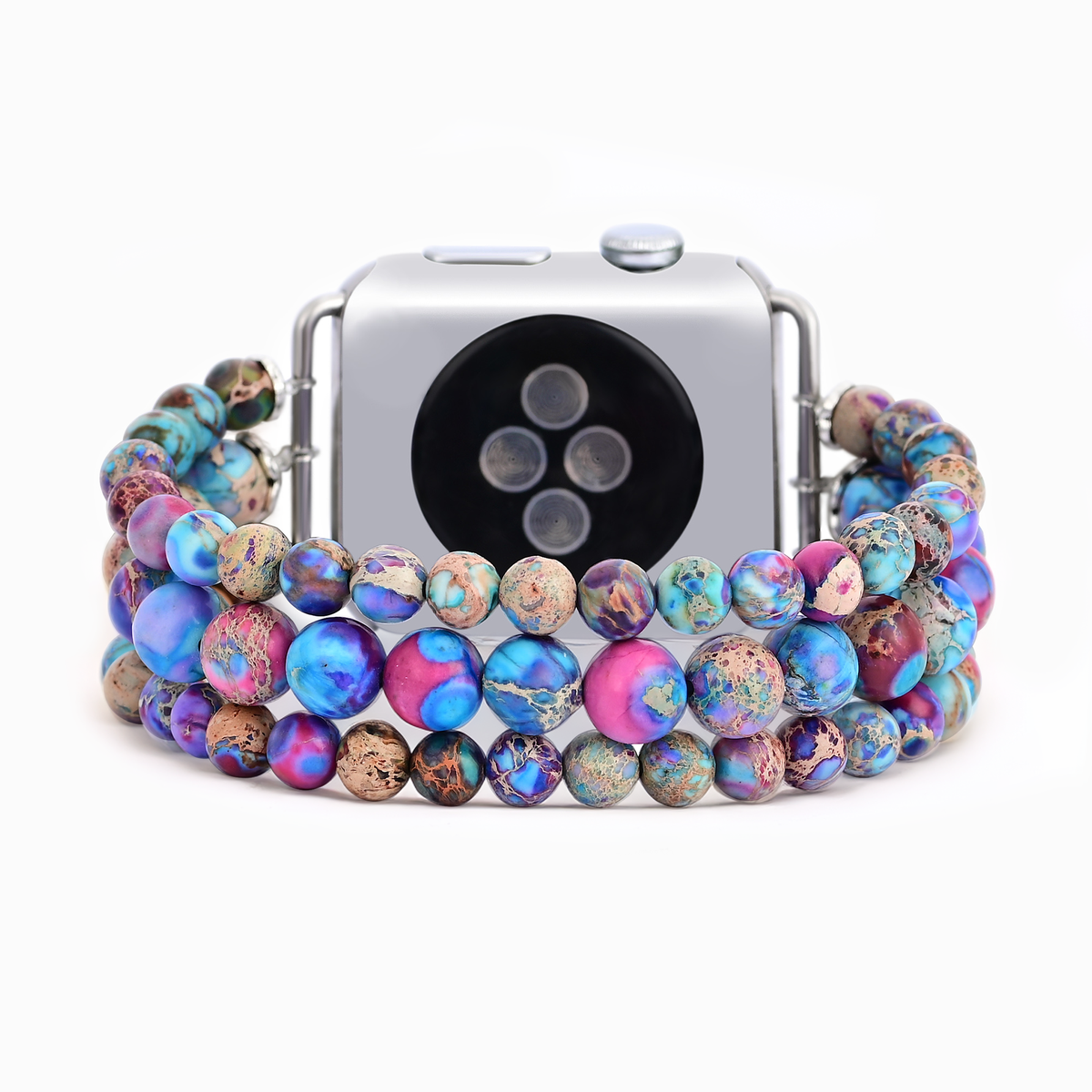 Correa elástica Apple Watch con cristal de ágata