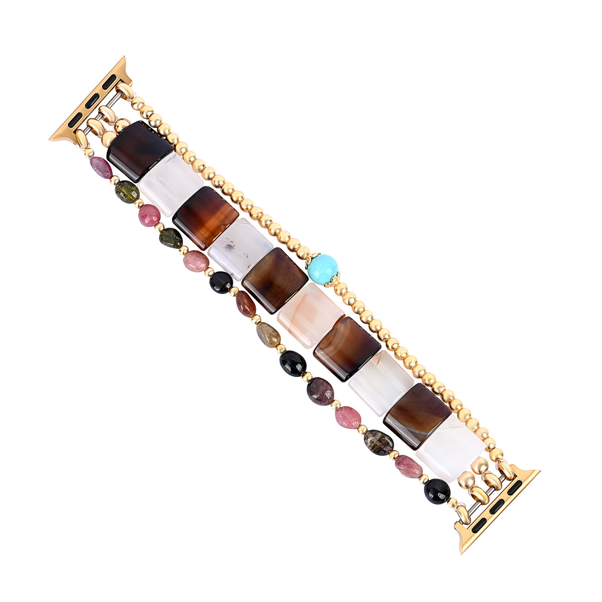 Correa elástica para Apple Watch de turmalina Midnight Bloom