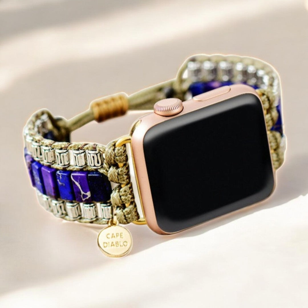 Correa divina Apple Watch con lapislázuli morado