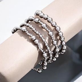 Conjunto de pulseras Demure de platino