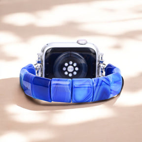 Correa de Apple Watch de Ágata de Duna Etérea