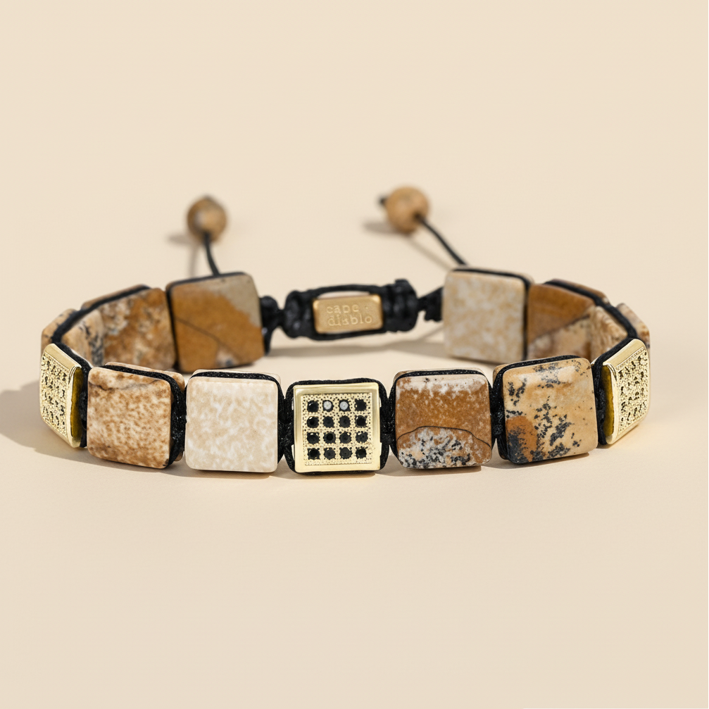 Pulsera de piedra Picture para hombre