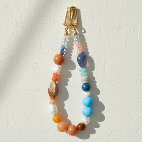 Charm para bolso de armonía de aventurina azul