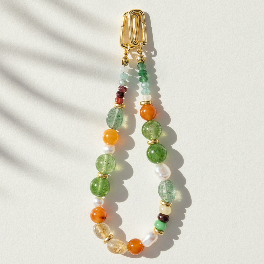 Charm para bolso de jade malayo Harmony