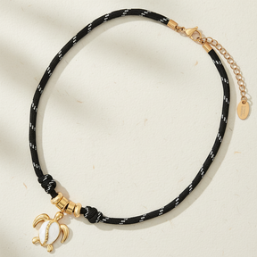 Collar con colgante de viaje de tortuga