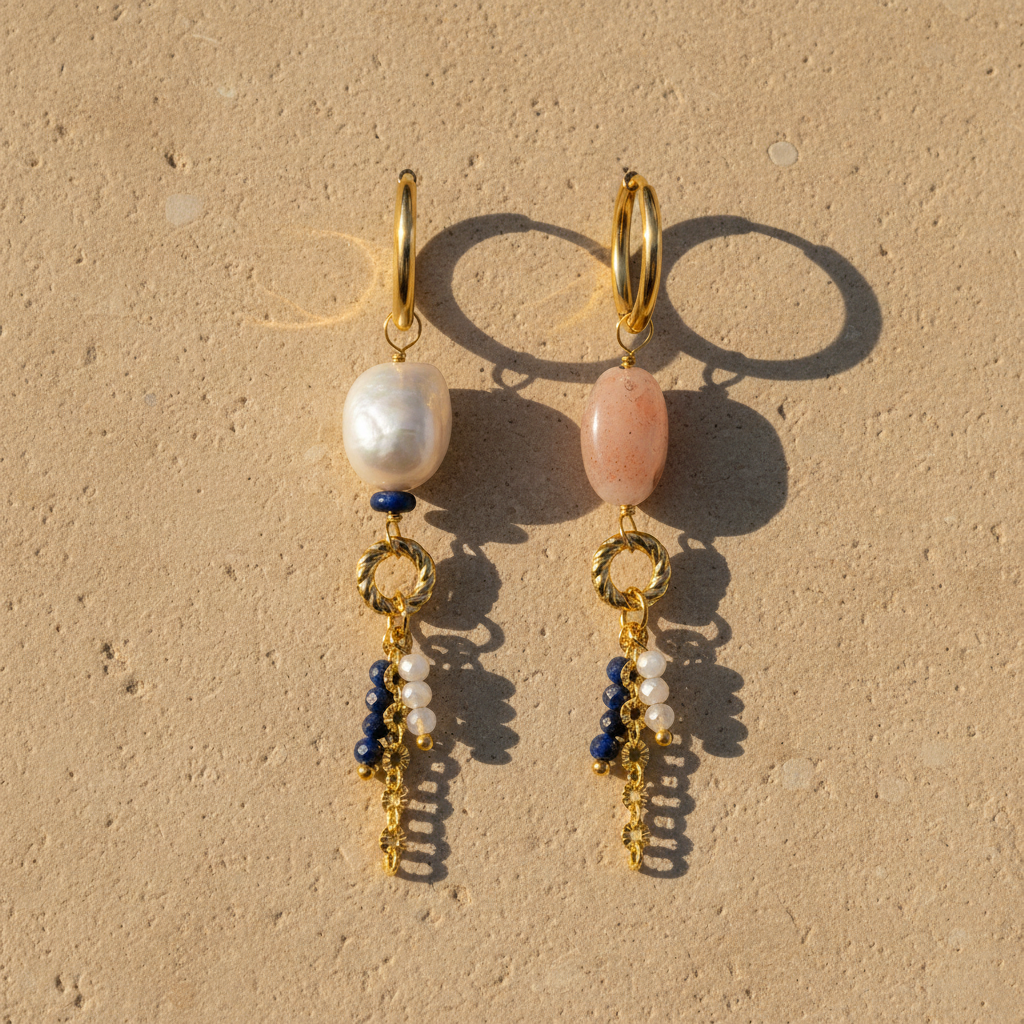 Pendientes Soleil Pearl