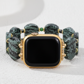 Correa de Apple Watch de musgo esmeralda y taxoita