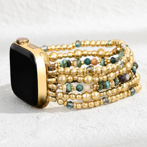 Correa elástica Oasis Dorado para Apple Watch