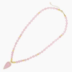 Collar de corazón alargado de amor para San Valentín