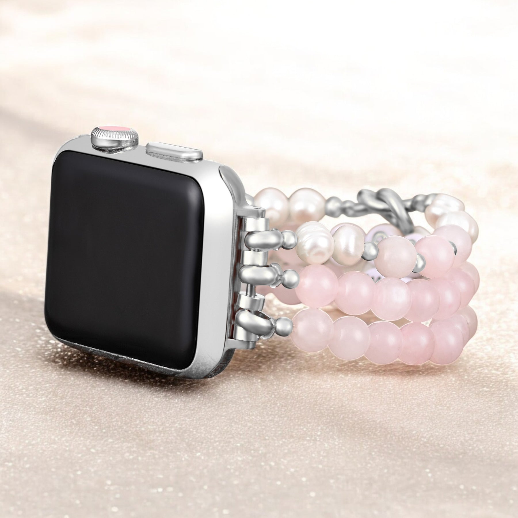 Correa elástica Boss Mom Rose Quartz para Apple Watch