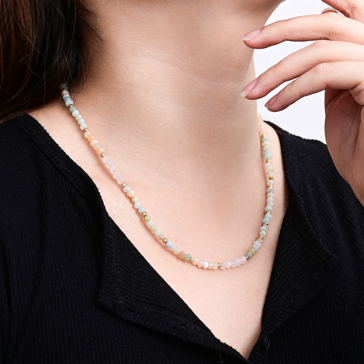 Collar de Armonía de Hematita Intensa