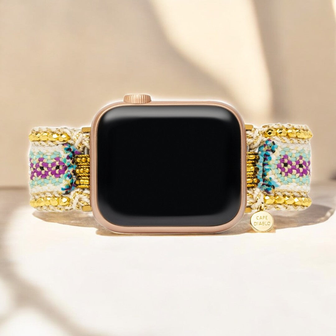 Correa Golden Flower Apple Watch