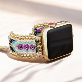 Correa Golden Flower Apple Watch