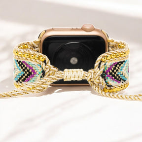Correa Golden Flower Apple Watch