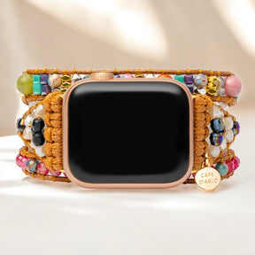 Correa para Apple Watch con protección de amatista curativa