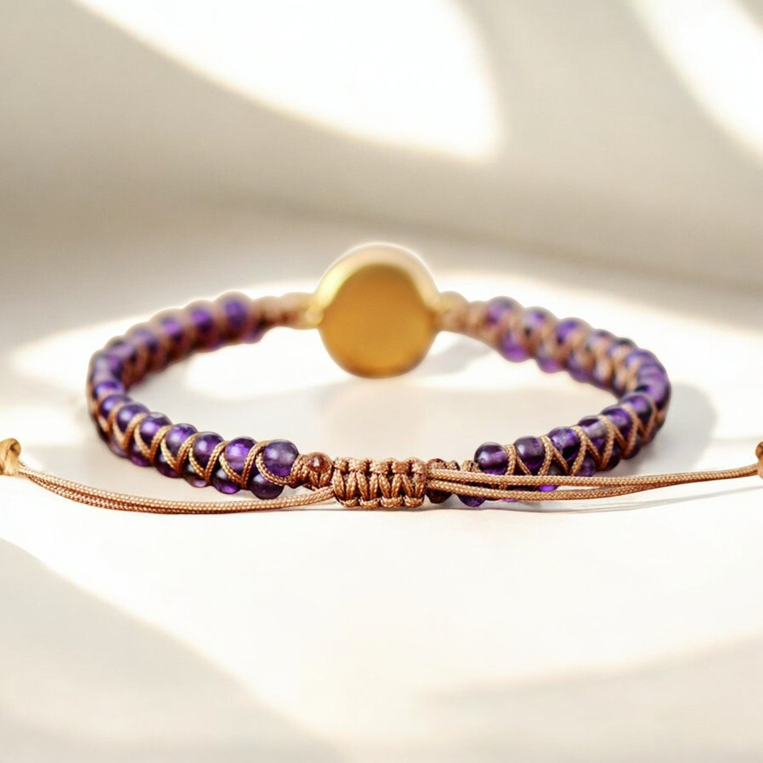 Pulsera de curación intensa de amatista
