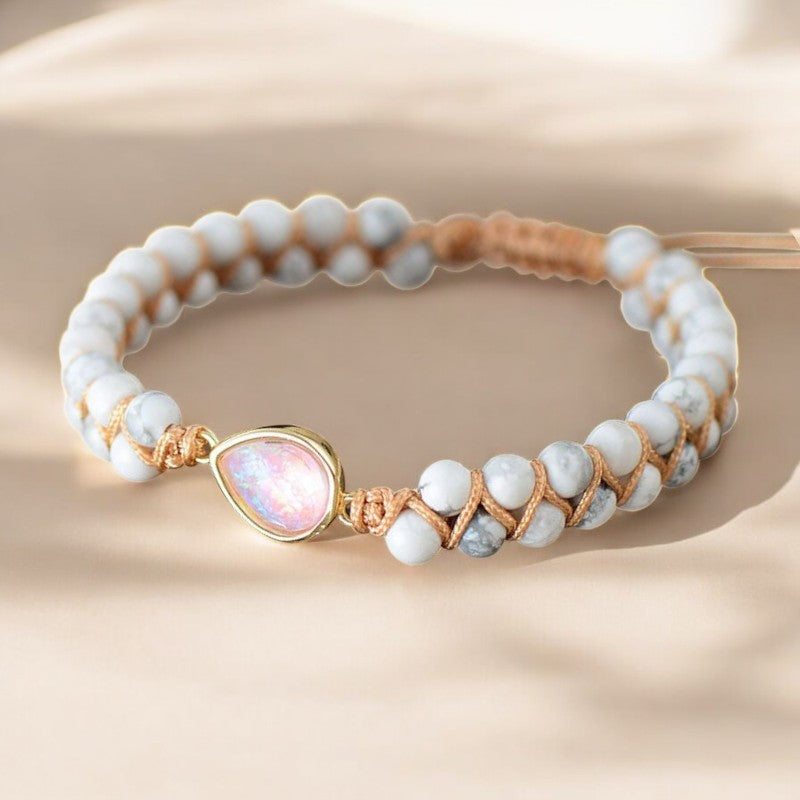 Pulsera de Energía de Howlita Mágica