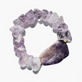 Brazalete elástico Amethyst Haze Boho