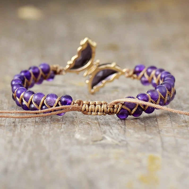 Pulsera de Cristal Alas Luminosas