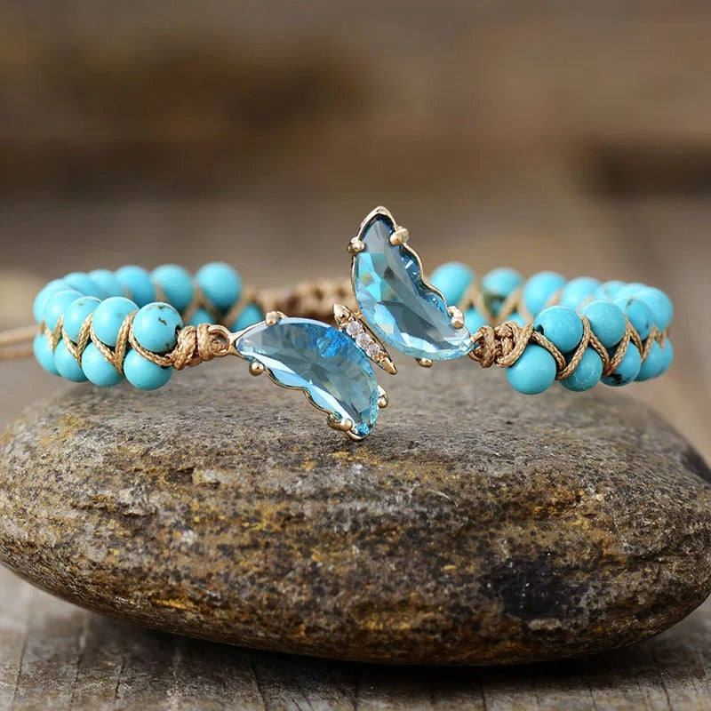 Pulsera de Cristal Alas Luminosas
