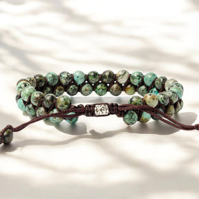 Pulsera de Turquesa Africana para Hombre