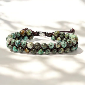 Pulsera de Turquesa Africana para Hombre