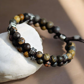 Pulsera de Jaspe Encantadora para Hombre