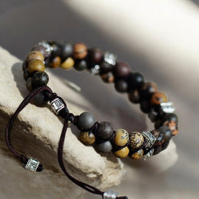 Pulsera de Jaspe Encantadora para Hombre