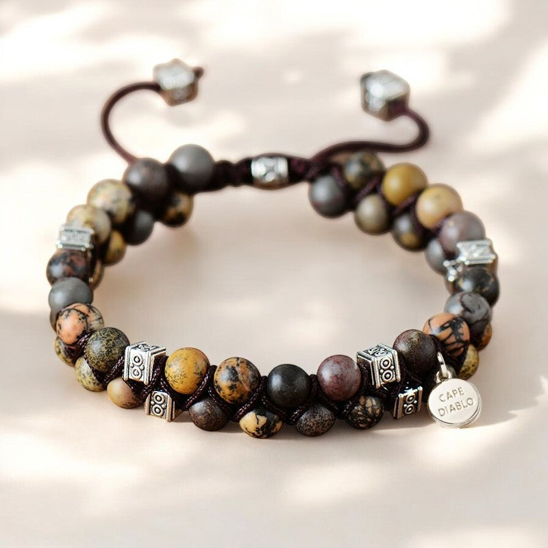 Pulsera de Jaspe Encantadora para Hombre