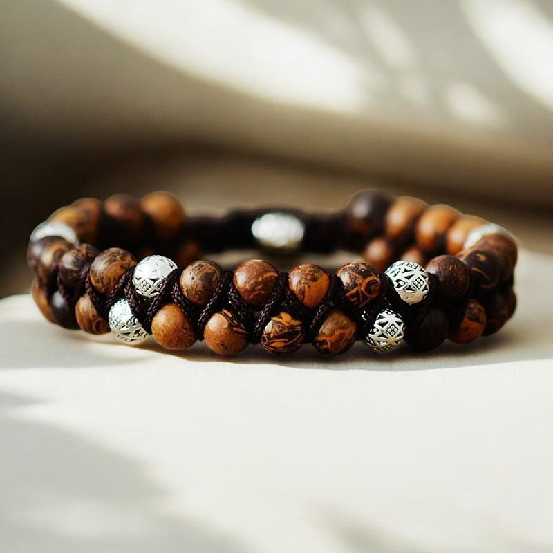 Pulsera Vintage de Jasper para Hombre