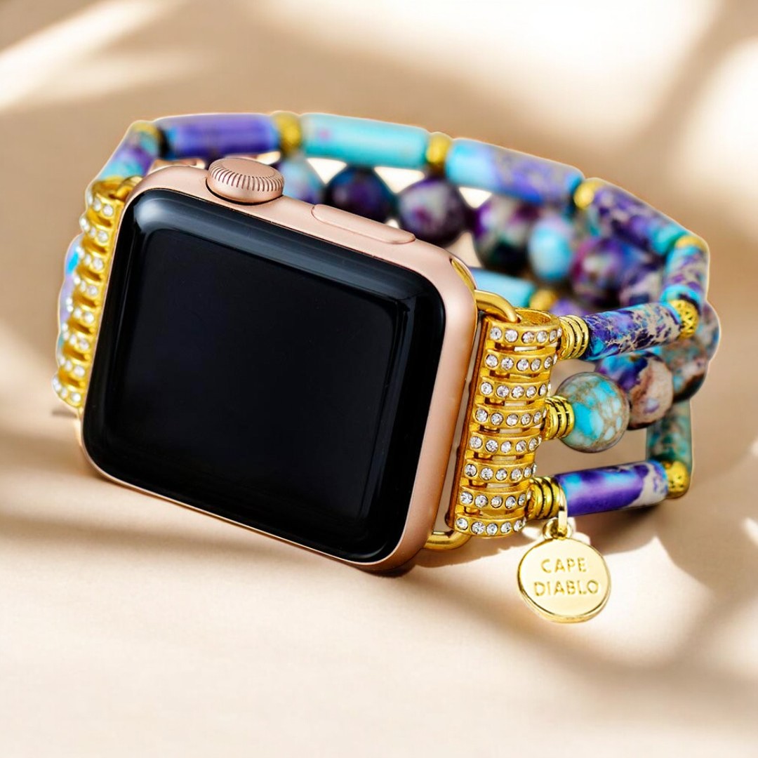 Correa elástica Periwinkle Jasper para Apple Watch