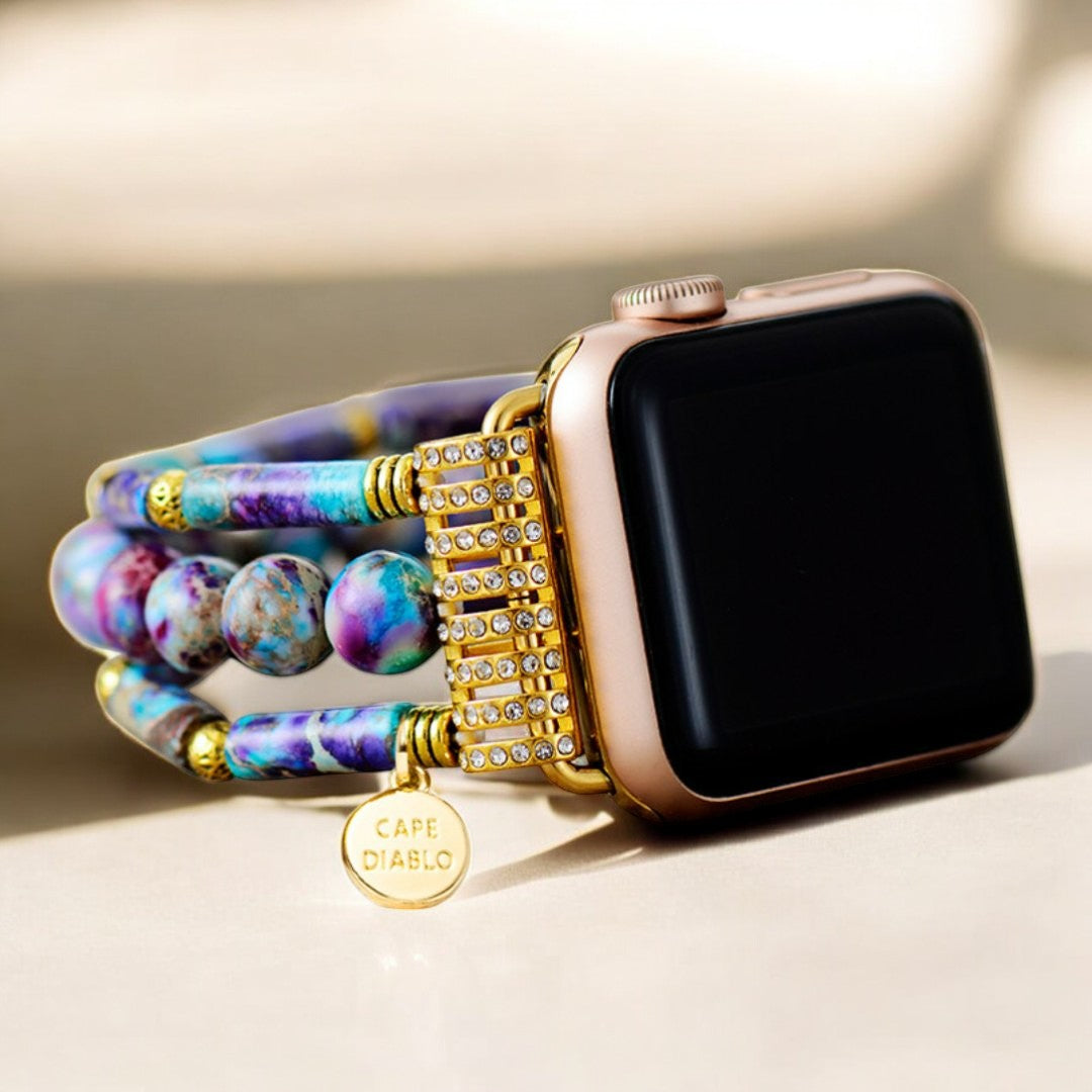 Correa elástica Periwinkle Jasper para Apple Watch