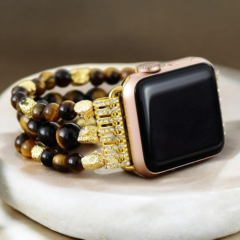 Correa elástica Apple Watch Tiger Eye Gleam