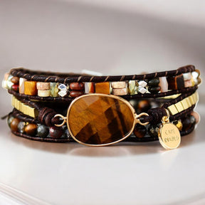 Pulsera Espiritual de Ojo de Tigre
