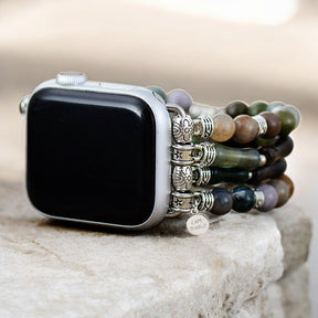 Correa elástica para Apple Watch de ágata vintage