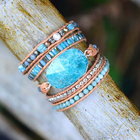 Amazonite Heaven on Earth Wrap Bracelet - Cape Diablo