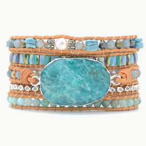 Amazonite Heaven on Earth Wrap Bracelet - Cape Diablo