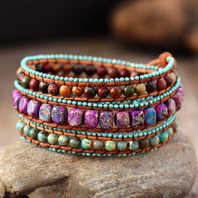 Bohemian Heart Wrap Bracelet - Cape Diablo