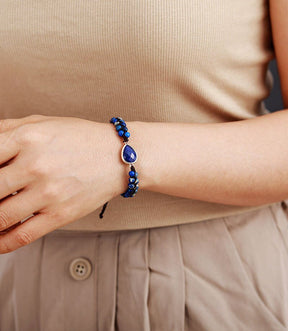 Dainty Lapis Lazuli Energy Bracelet - Cape Diablo