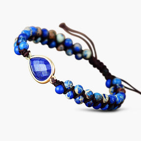 Dainty Lapis Lazuli Energy Bracelet - Cape Diablo